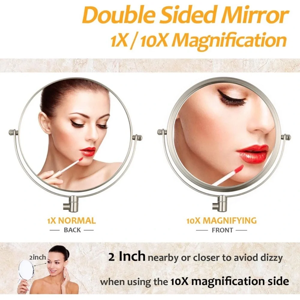 Wall Mounted Makeup Mirror